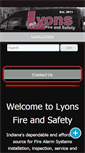 Mobile Screenshot of lyonsfireandsafety.com